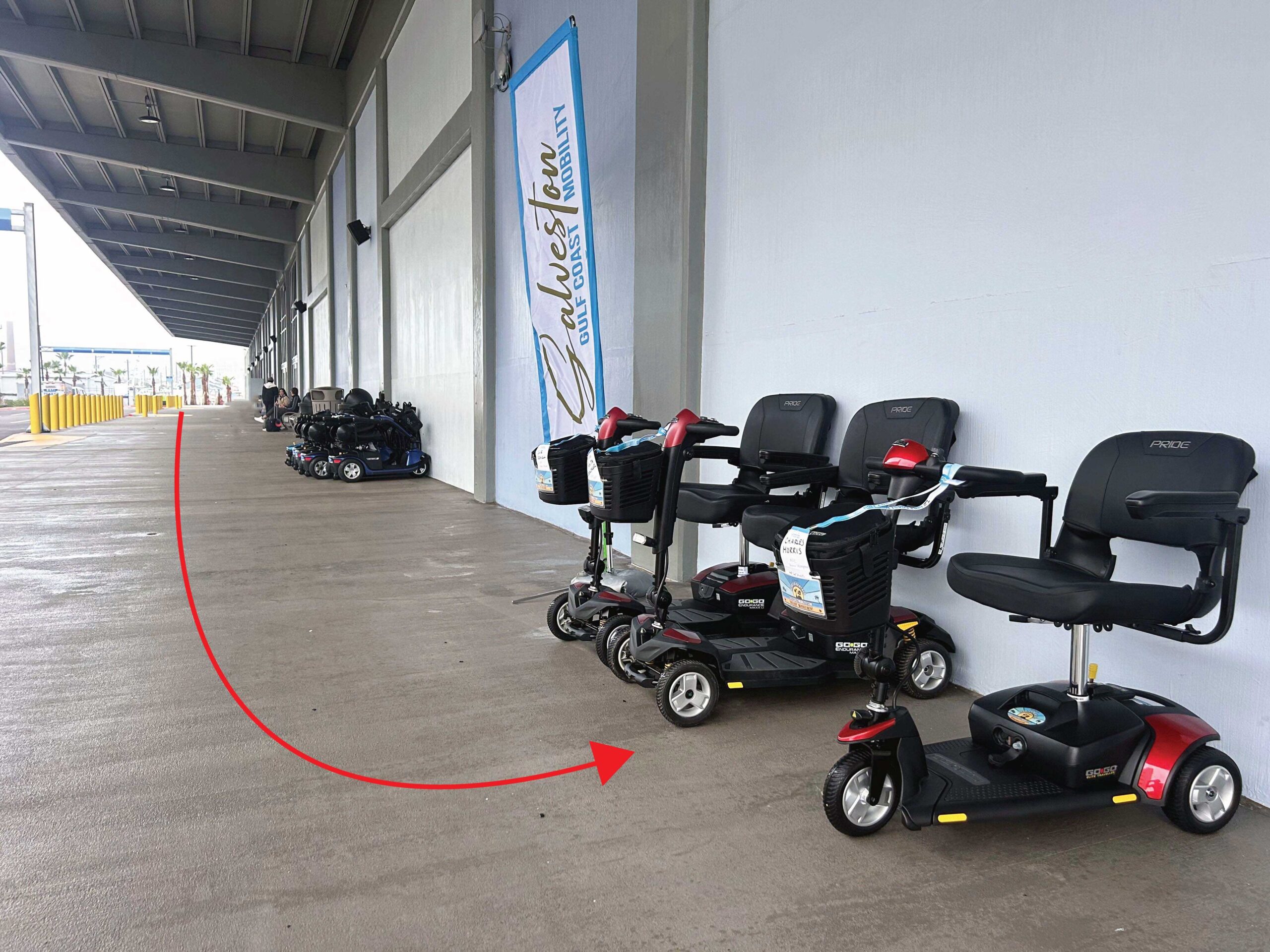 Galveston Cruise Terminal 16 MSC Mobility Scooter Rental and Delivery | Gulf Coast Mobility